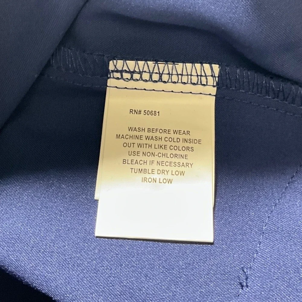 Barco Unify Women Navy Blue Scrub Jogger Pants Medium NWT Drawstring Cargo